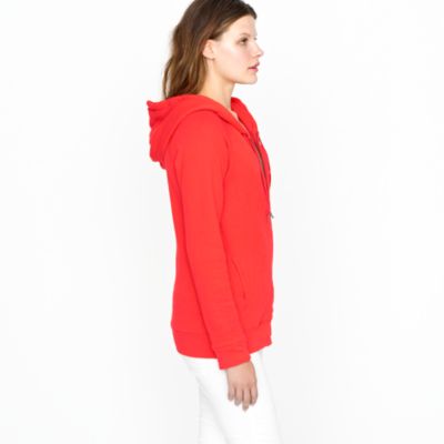 Summerlight terry zip-front hoodie