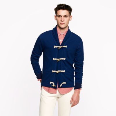 Fleece toggle cardigan