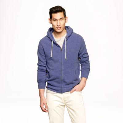 Vintage fleece zip hoodie