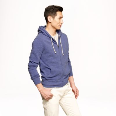 Vintage fleece zip hoodie