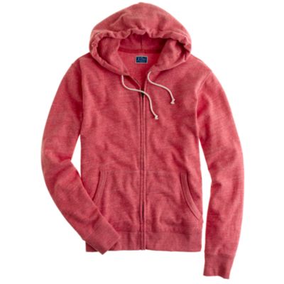 Vintage fleece zip hoodie
