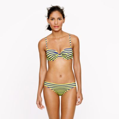 Double-stripe underwire top
