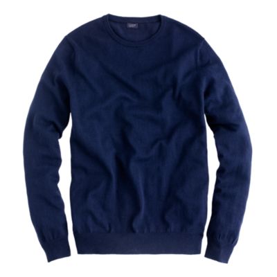 Slim cotton-cashmere crewneck sweater