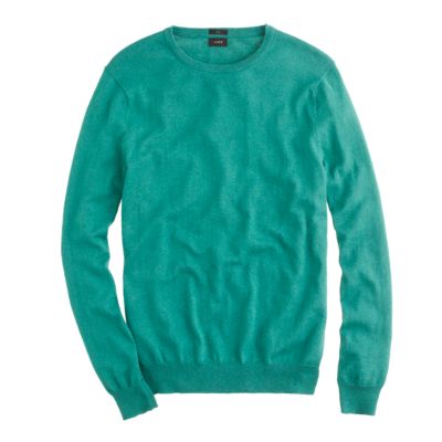 Slim cotton-cashmere crewneck sweater