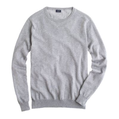 Slim cotton-cashmere crewneck sweater