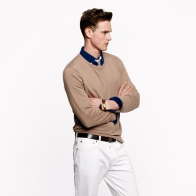 Slim cotton-cashmere crewneck sweater