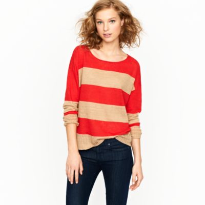 Nili Lotan&reg; stripe boyfriend sweater
