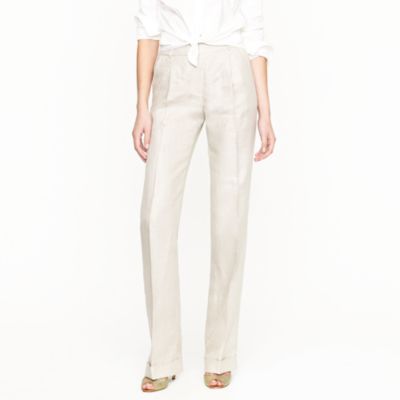 Hutton trouser in flax linen