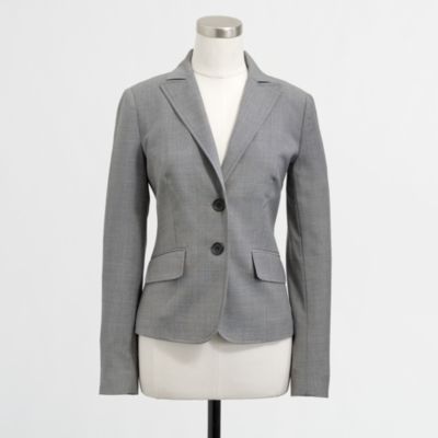 Factory suiting blazer in lightweight wool