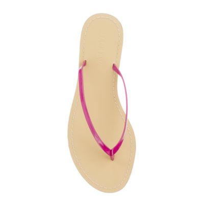 Patent capri sandals
