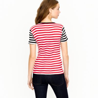 Edith A. Miller&trade; contrast stripe tee