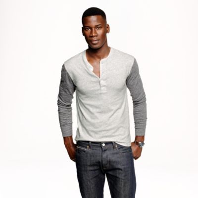 Flagstone henley in colorblock