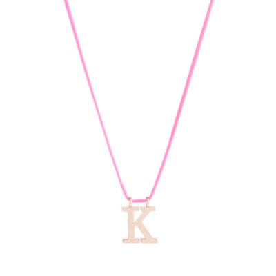 Girls' letter necklace