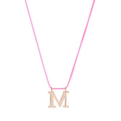 Girls' letter necklace