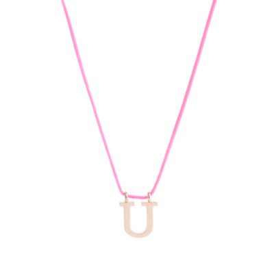 Girls' letter necklace
