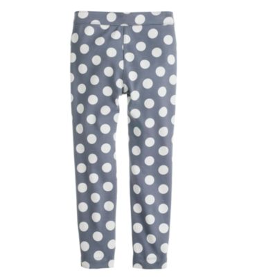 Girls' pixie pant in dot print