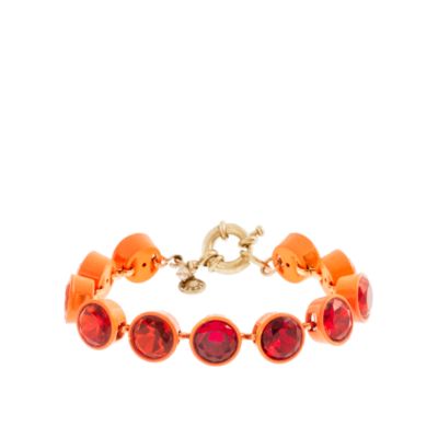Small crystal brul&eacute;e bracelet