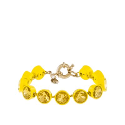 Small crystal brul&eacute;e bracelet