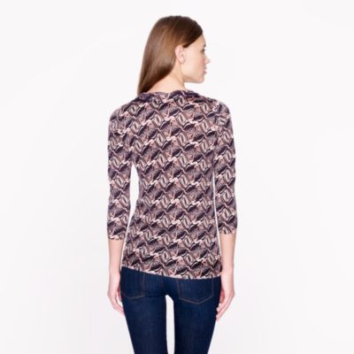 Merino Tippi sweater in tipsy parsons print