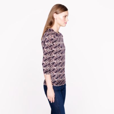 Merino Tippi sweater in tipsy parsons print