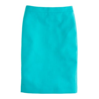 No. 2 pencil skirt in double-serge wool