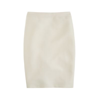No. 2 pencil skirt in double-serge wool