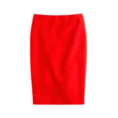 No. 2 pencil skirt in double-serge wool
