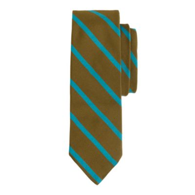 Silk Tie in Thin Stripe