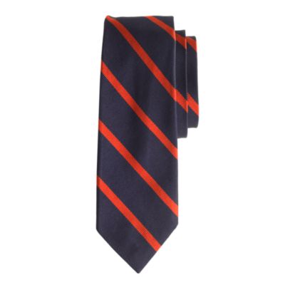 Silk Tie in Thin Stripe