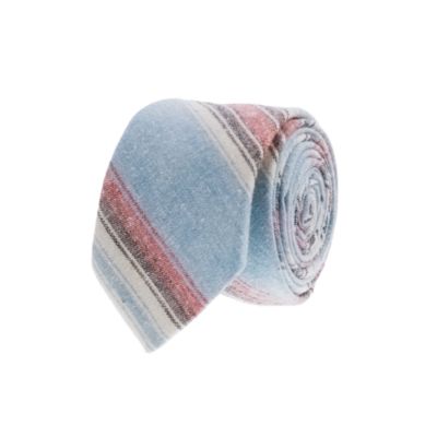 Slub-stripe tie