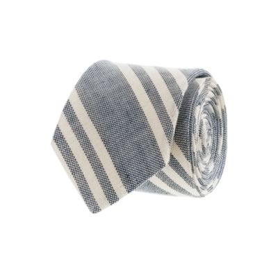 Navy-stripe tie