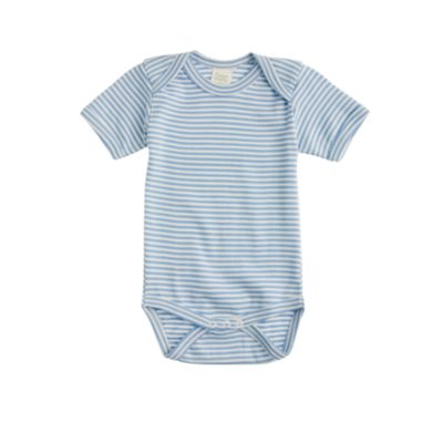Nature Baby&reg; for J.Crew short-sleeve one-piece in stripe