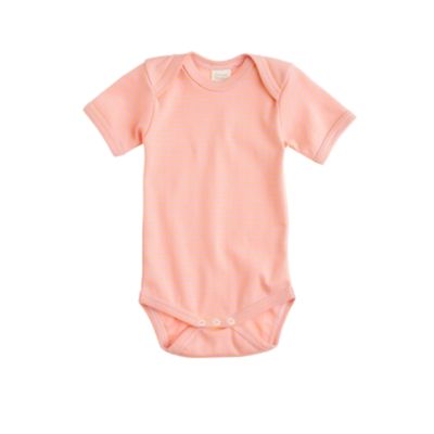 Nature Baby&reg; for J.Crew short-sleeve one-piece in stripe