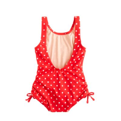 Girls' polka-dot tank