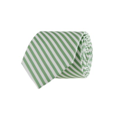 Boys' silk tie in Bengal stripe