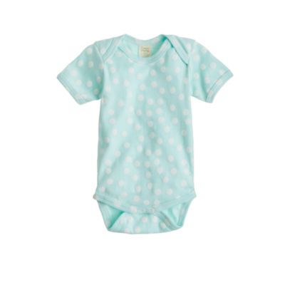 Nature Baby&reg; for J.Crew short-sleeve one-piece in dot