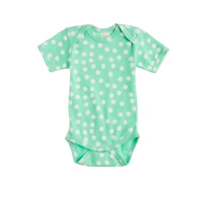Nature Baby&reg; for J.Crew short-sleeve one-piece in dot