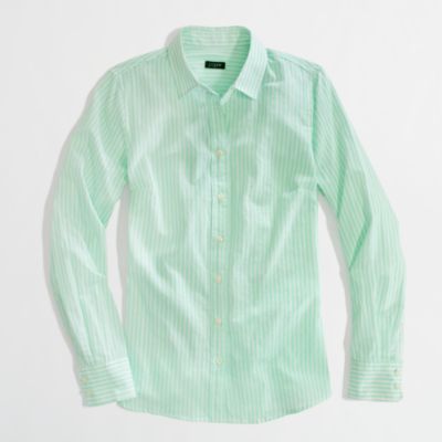 Factory stripe button-down shirt