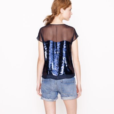 Collection sequin block top