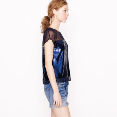 Collection sequin block top