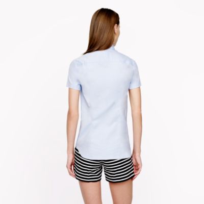 Collection beaded crest shirt