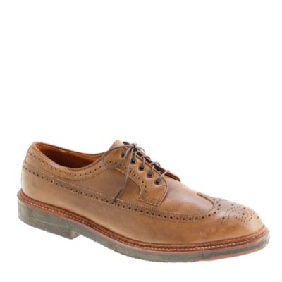 Limited-edition Alden&reg; longwing bluchers in natural Chromexcel leather