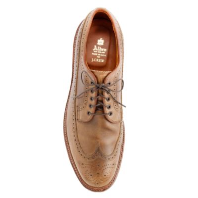 Limited-edition Alden&reg; longwing bluchers in natural Chromexcel leather