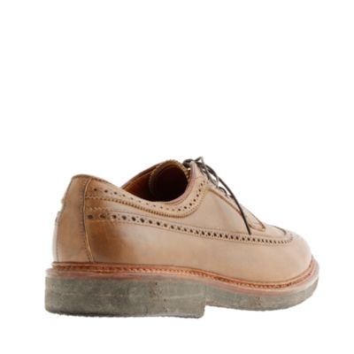 Limited-edition Alden&reg; longwing bluchers in natural Chromexcel leather