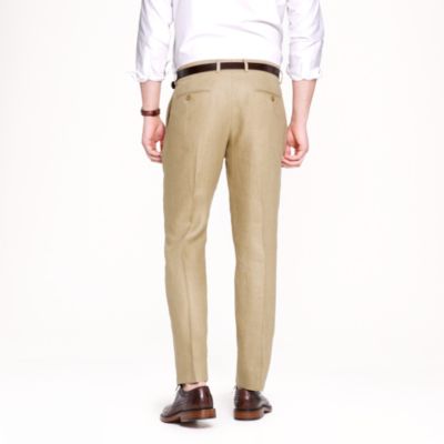Ludlow classic suit pant in Irish linen