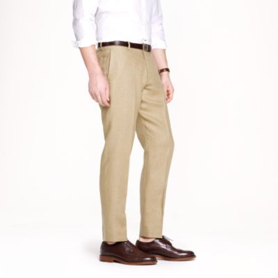 Ludlow classic suit pant in Irish linen
