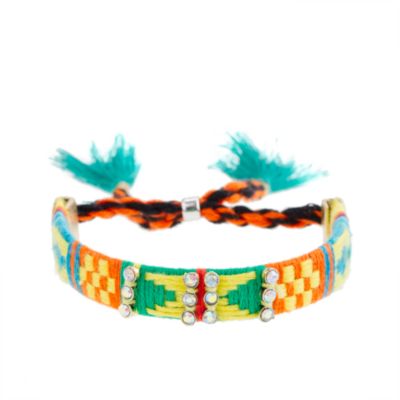Girls' mini-stone pattern bracelet