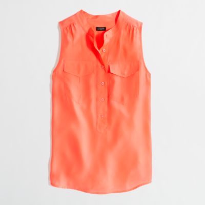 Factory sleeveless popover
