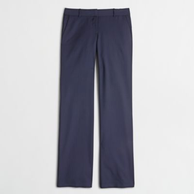 Factory suiting trouser in pinstripe wool