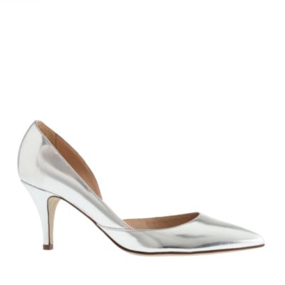 Valentina mirror metallic pumps